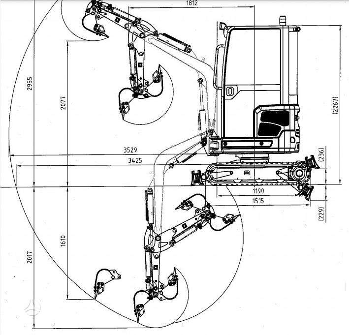 MULTILOADER EC18, мини-экскаваторы