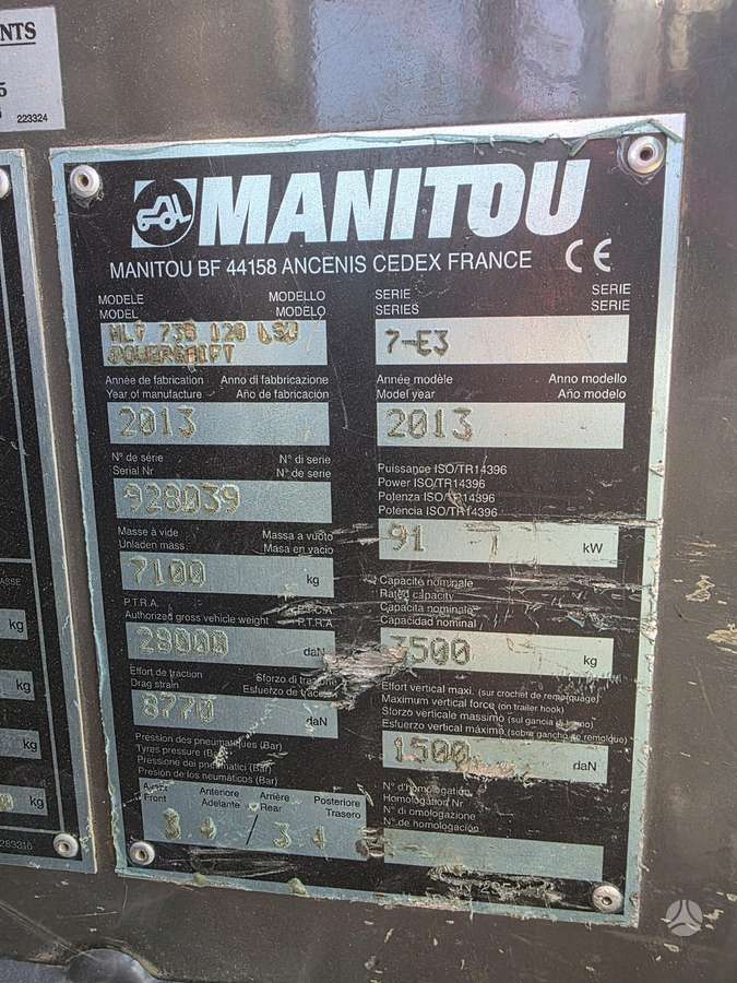 Manitou Manitou MLT 735-120PS, telescopic handler