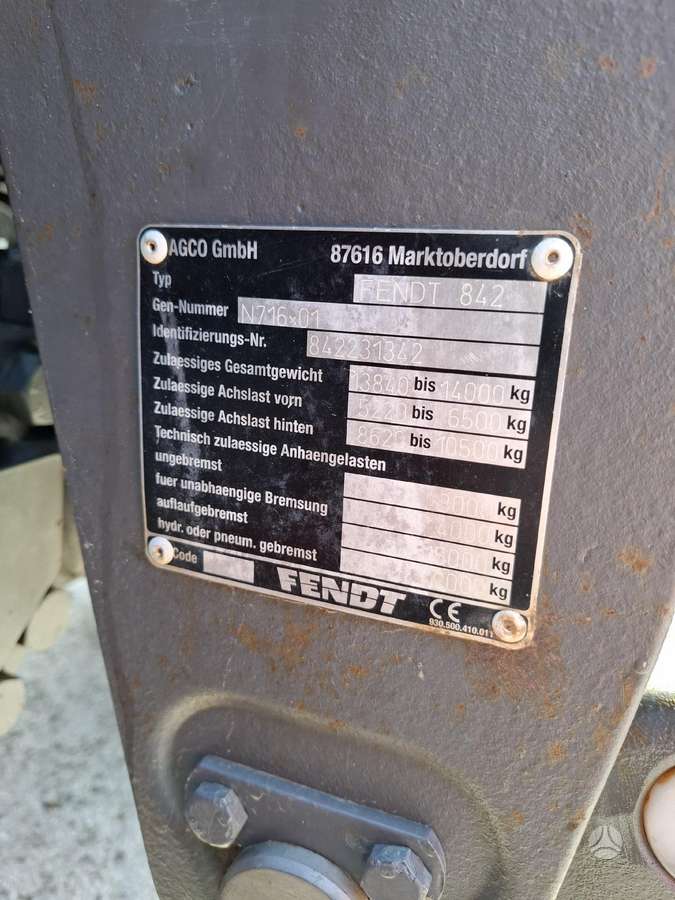 Fendt 828 Vario Profi Plus (new engi, tractors