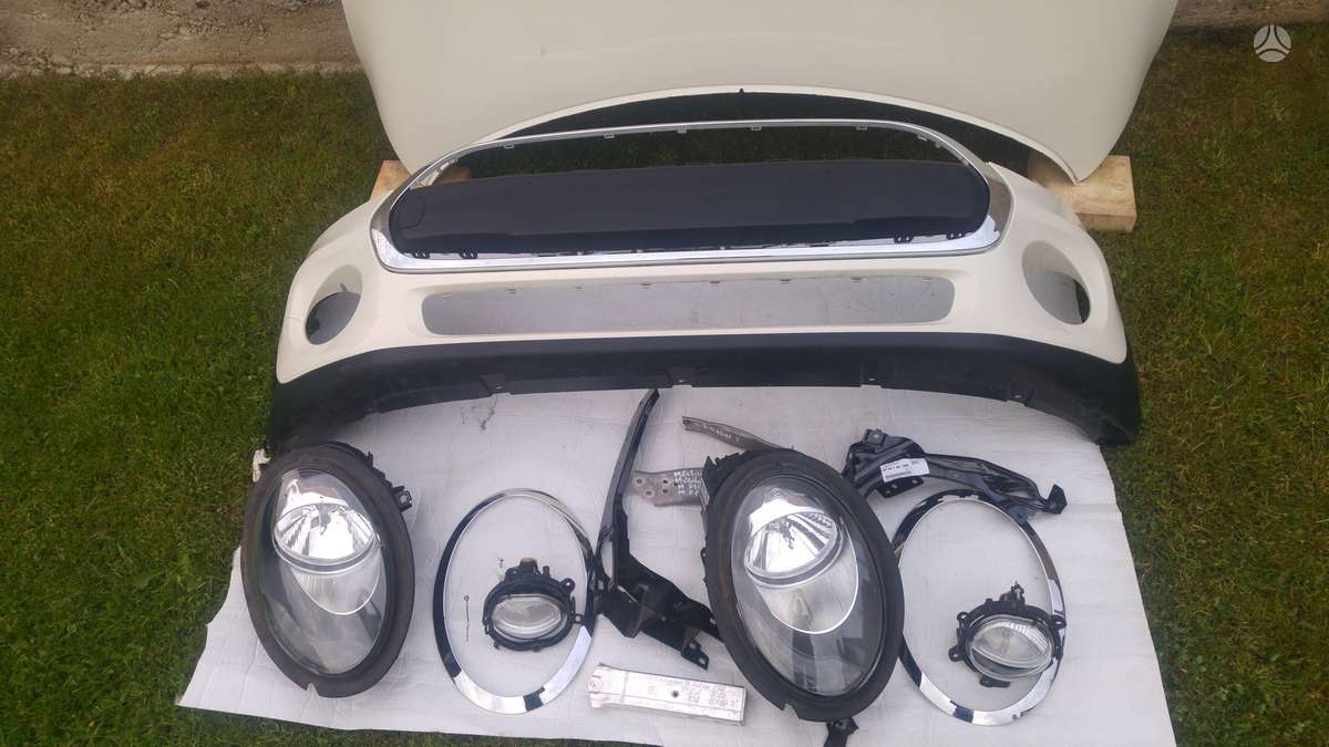 Mini Cooper Priekinis galinis bamperiai grotelės sparnai sparnų plasmasė