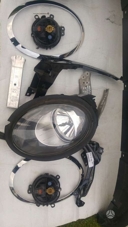 Mini Cooper Priekinis galinis bamperiai grotelės sparnai sparnų plasmasė