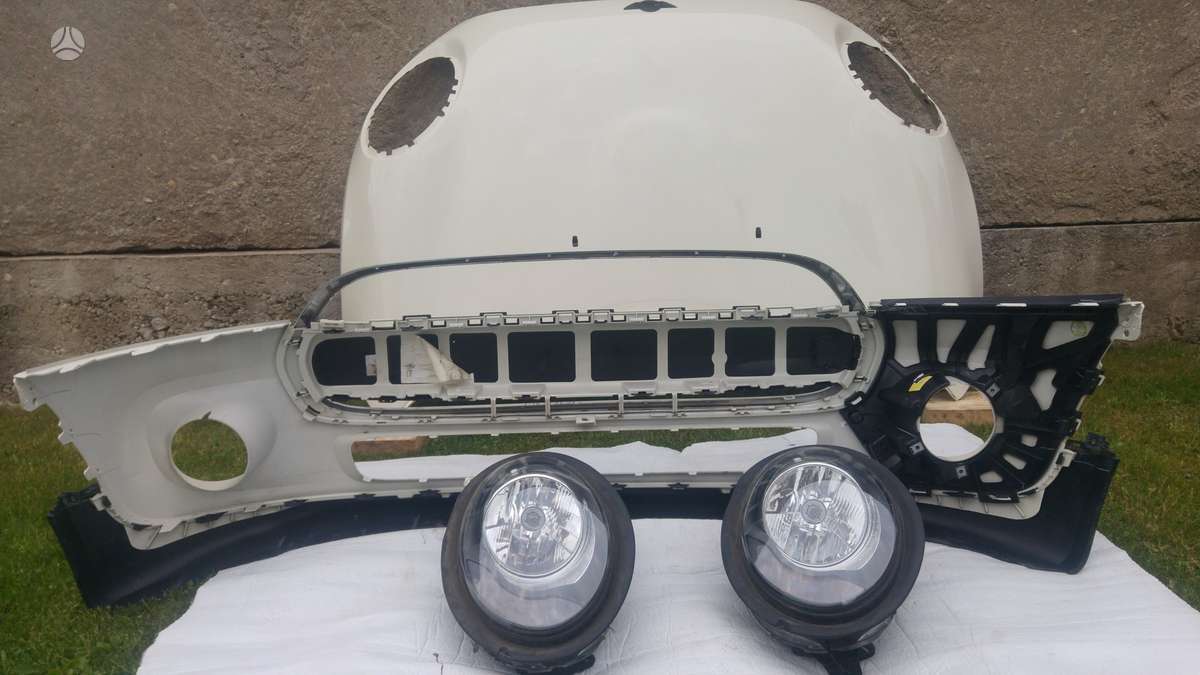 Mini Cooper Priekinis galinis bamperiai grotelės sparnai sparnų plasmasė
