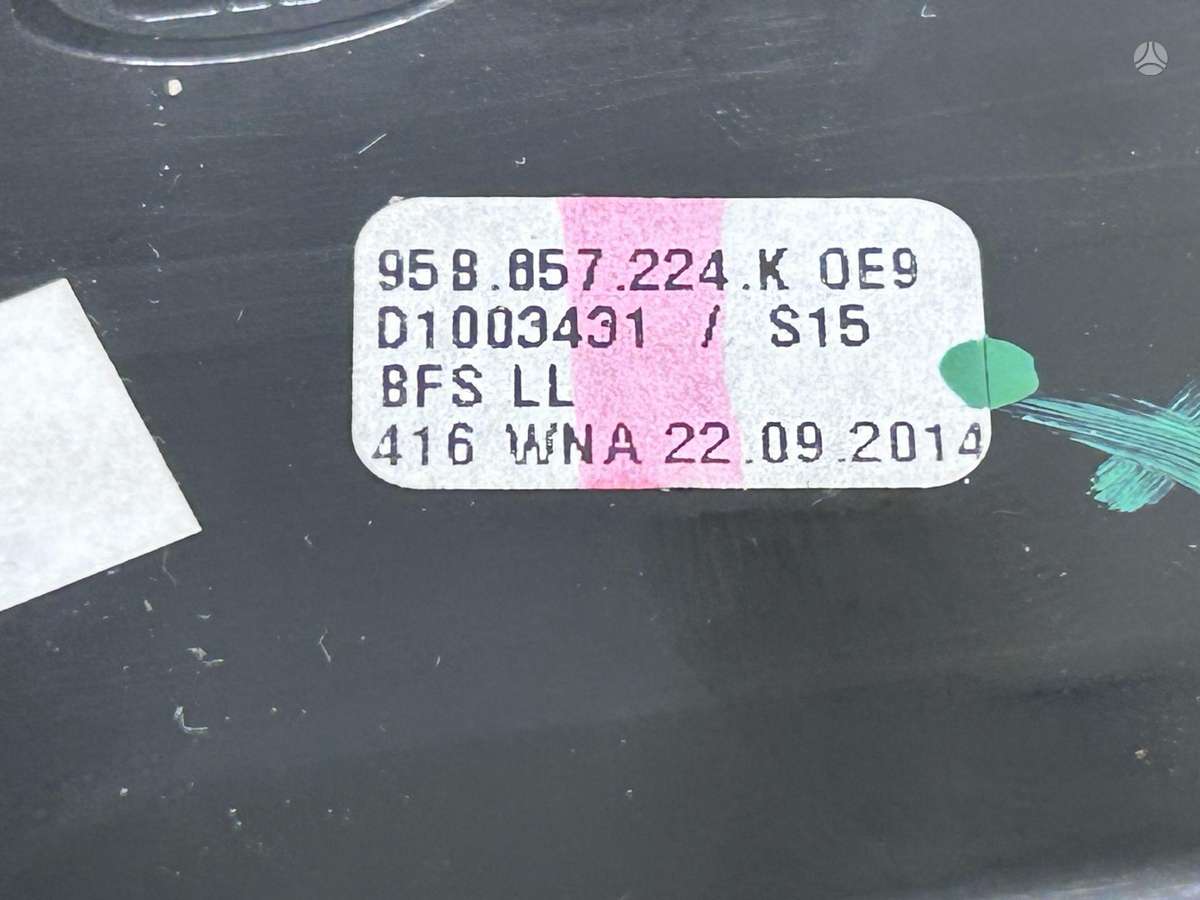 Porsche Macan, 95b857190b, dalimis