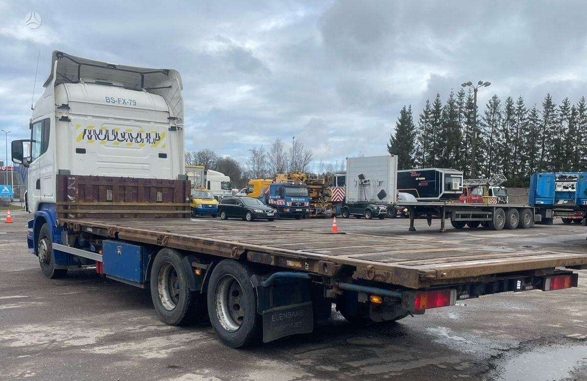 Scania R380 6x2 open platform-BDF system, бортовые