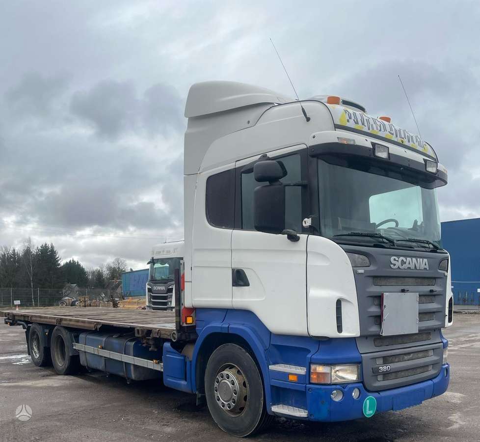 Scania R380 6x2 open platform-BDF system, dropside trucks