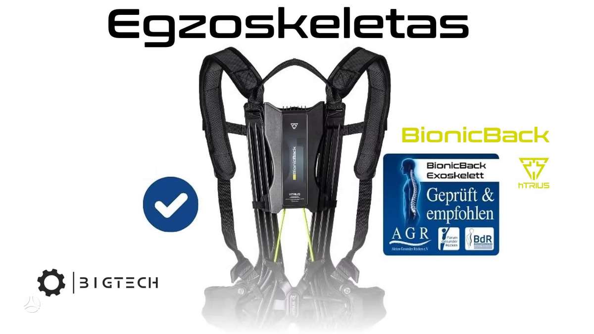 -Kita- Egzoskeletas - BionicBack, sandėliavimo technika