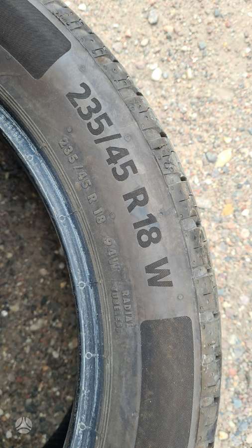Continental, summer 235/45 R18