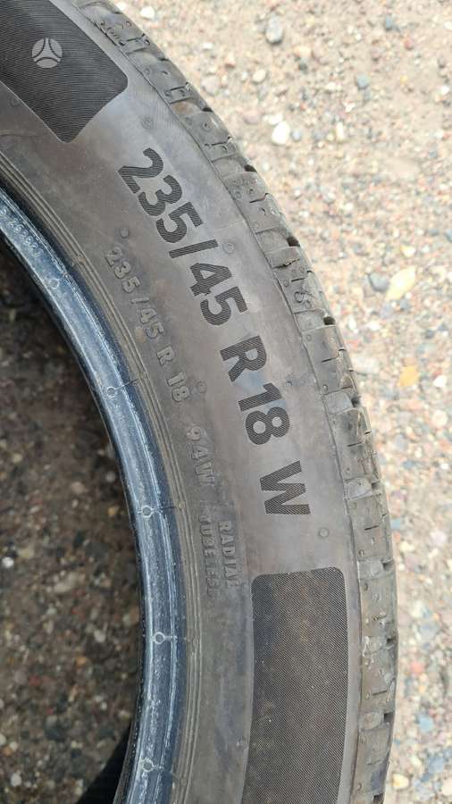 Continental, vasarinės 235/45 R18