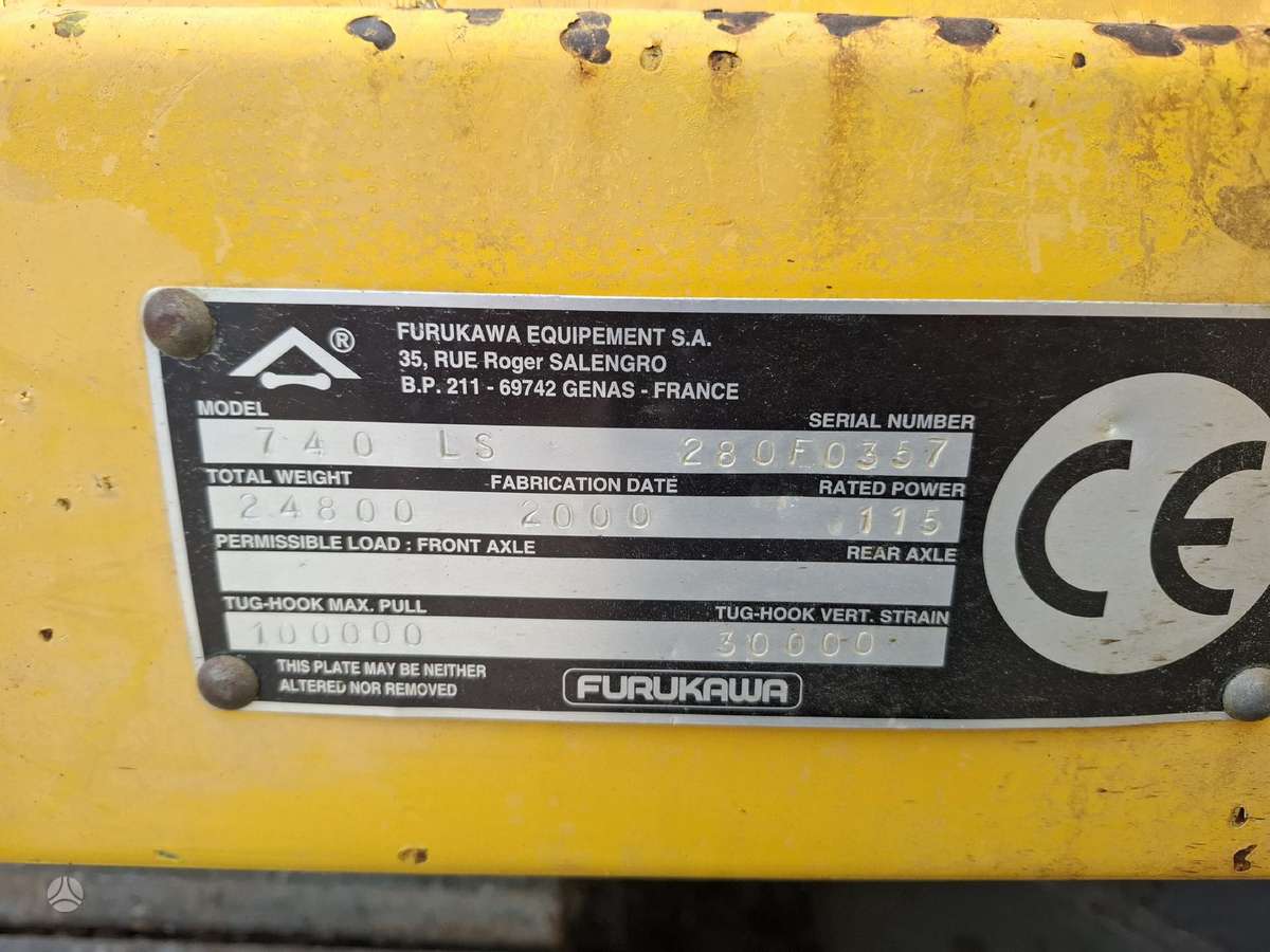 Furukawa 740LS, экскаваторы