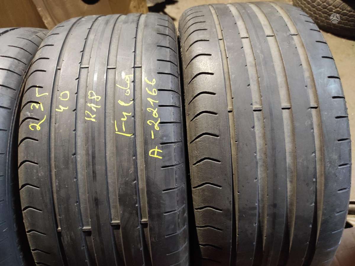 Continental, vasaras 235/40 R18