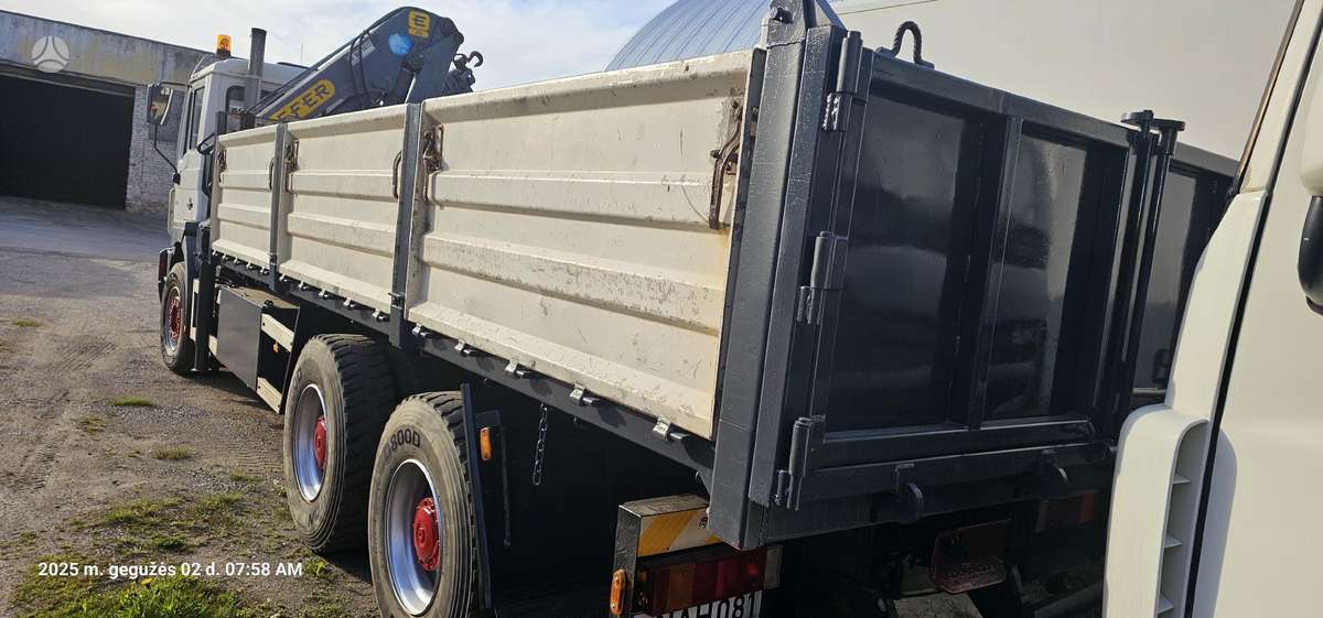 MAN 33.414, dumpers with crane