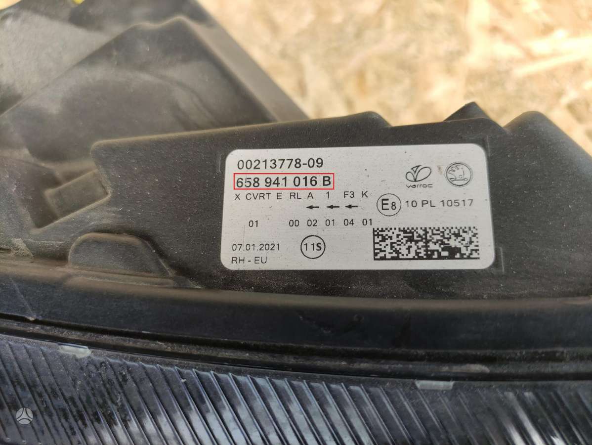 Skoda Kamiq, 658941016B, Cen15345