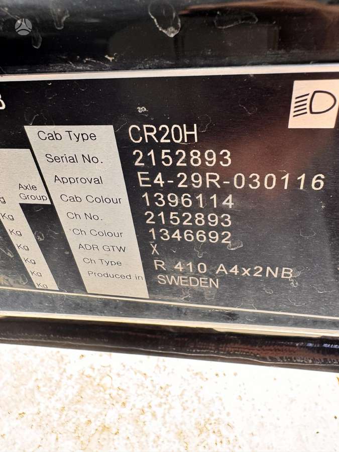Scania R410 , CR20H, тягачи