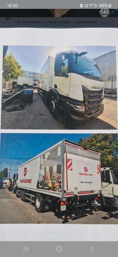 Iveco S-WAY 340 CNG, refrigerated trucks