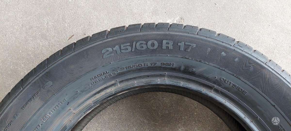 Continental, summer 215/60 R17