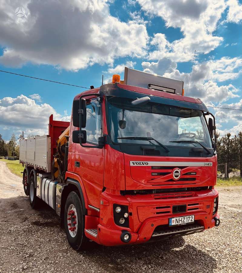 Volvo FMX, dumpers with crane
