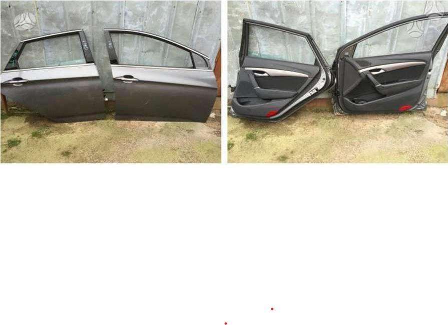 Hyundai i40 bumper reinforcement, doors