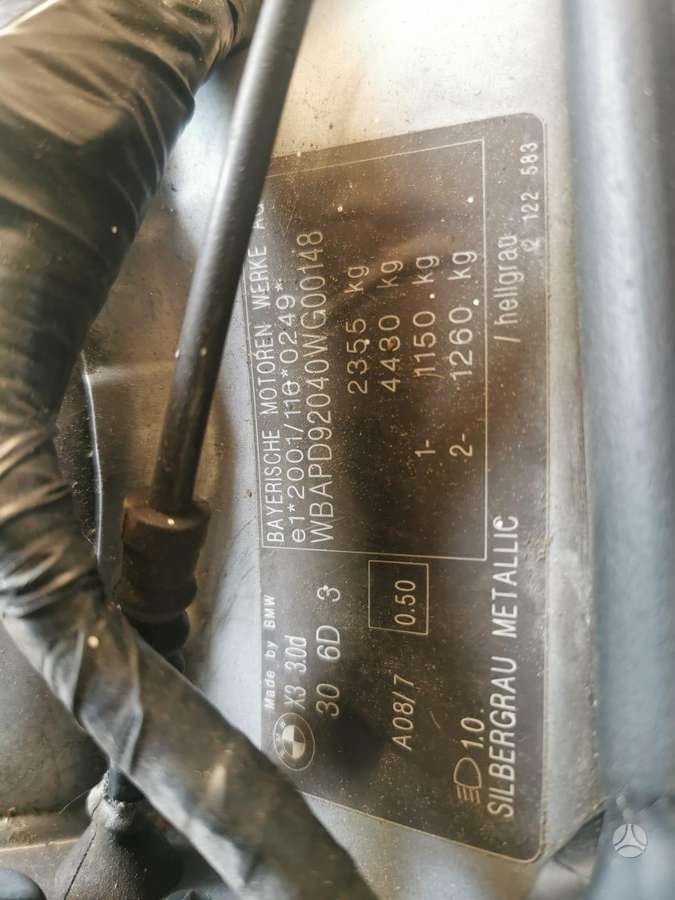 BMW X3 по частям