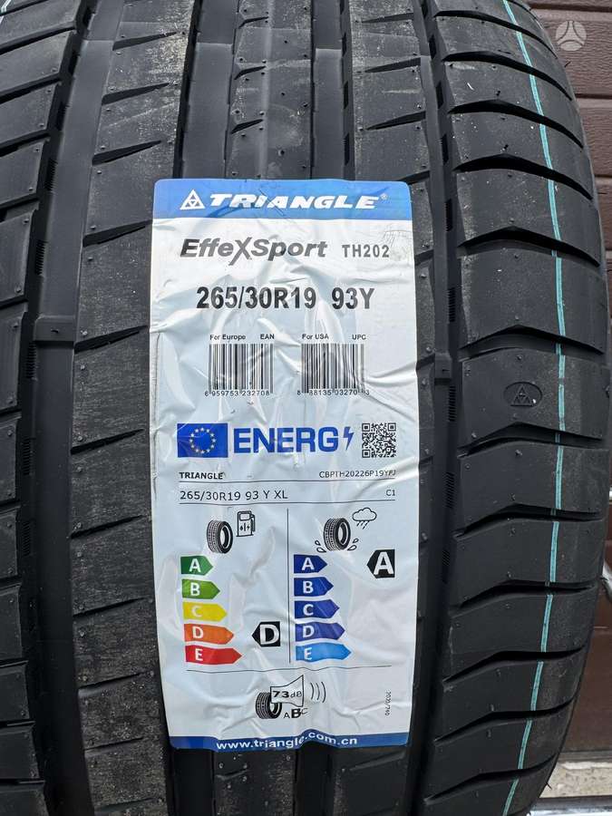 Triangle EFFEXSPORT (TH202), vasarinės 265/30 R19