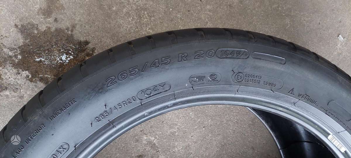 Michelin, vasaras 265/45 R20