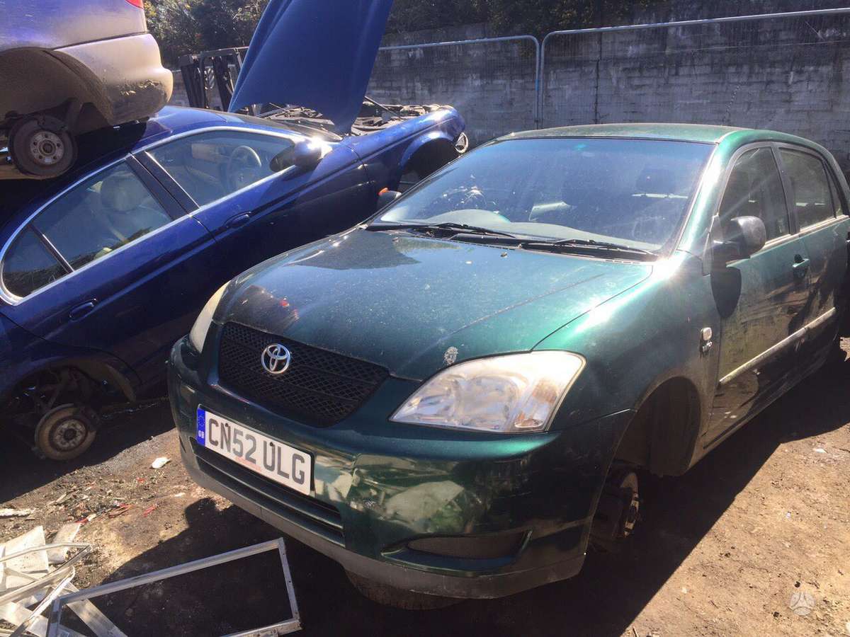 Toyota Corolla dalimis. 1 6 vvti