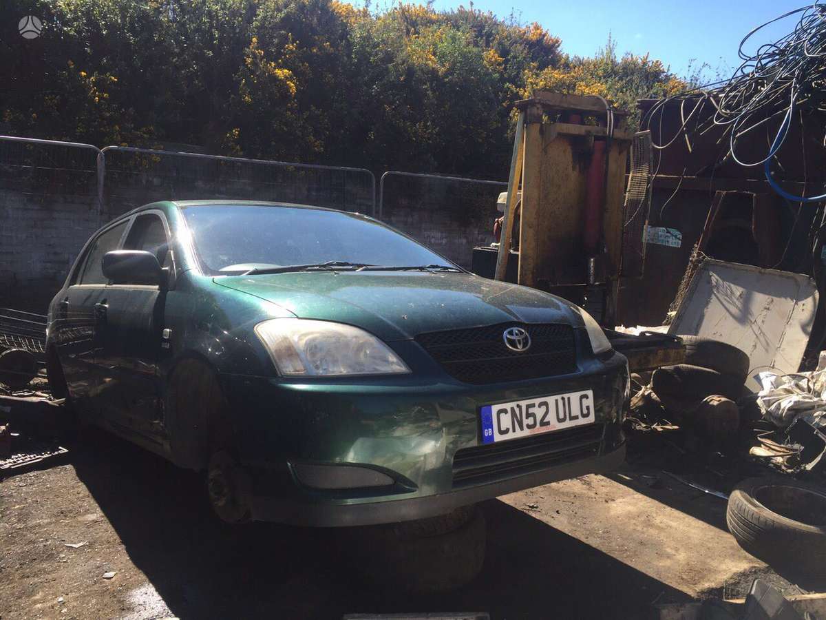 Toyota Corolla dalimis. 1 6 vvti