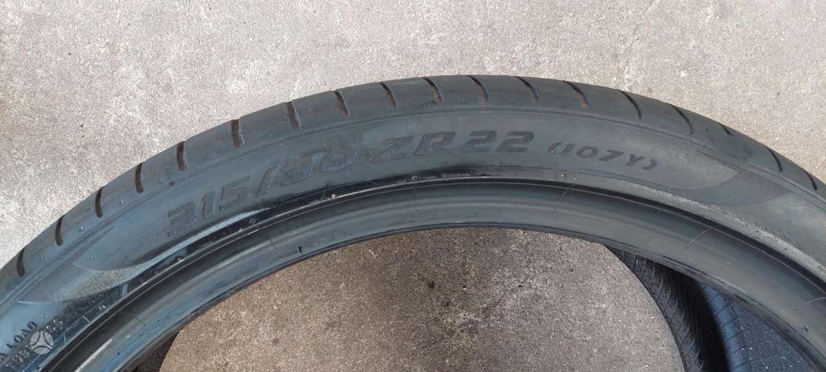 Pirelli, vasarinės 315/30 R22