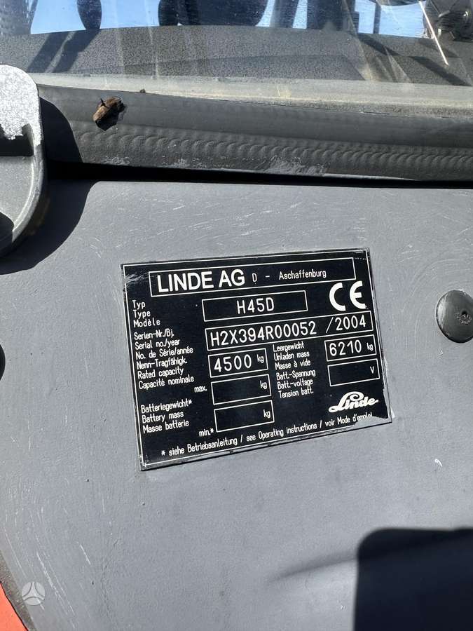 Linde H45D, forklifts