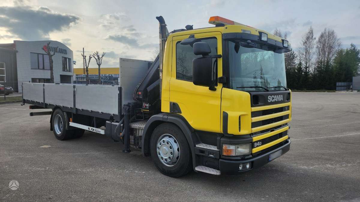 Scania HIAB, с краном