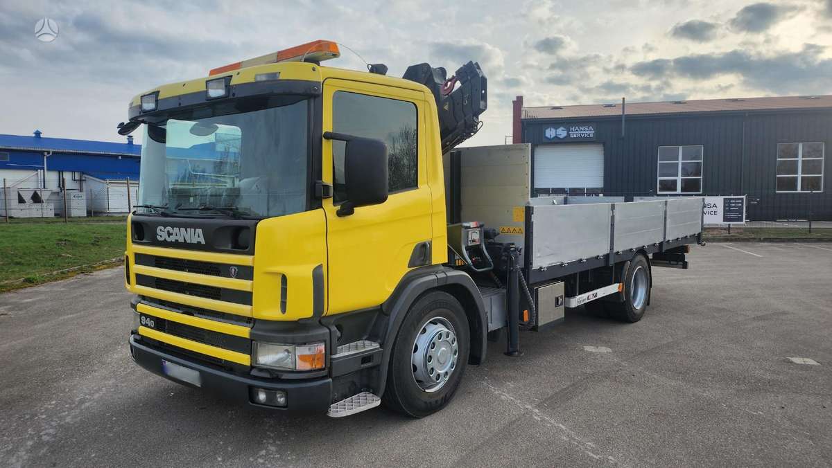 Scania HIAB, с краном