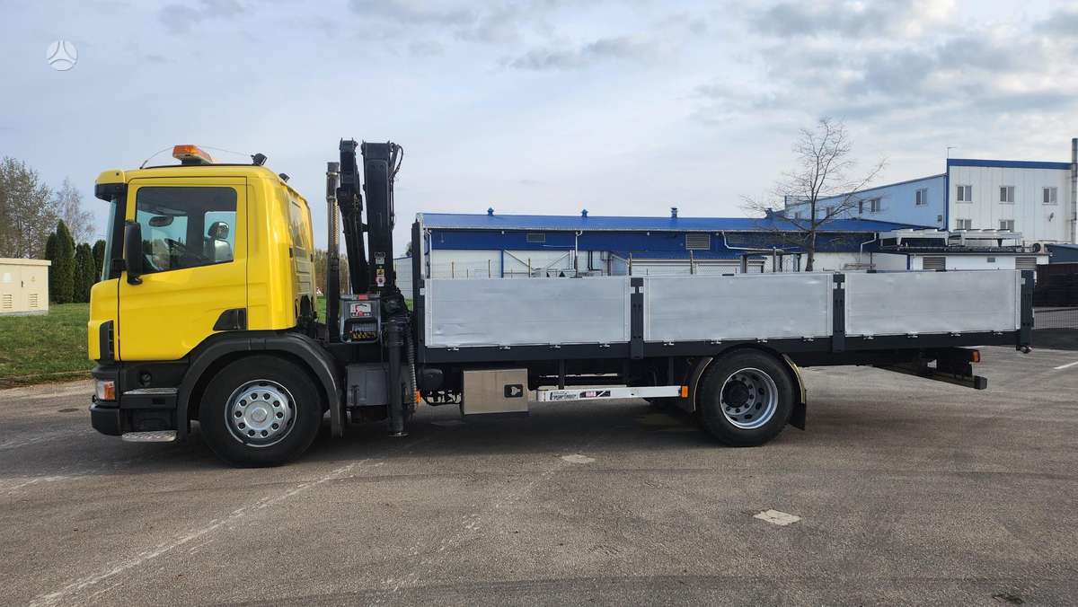 Scania HIAB, с краном