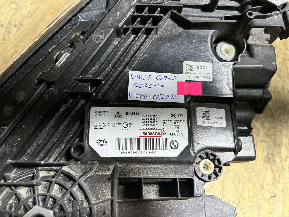 BMW 5 serija, 5A388C8, Cen17129