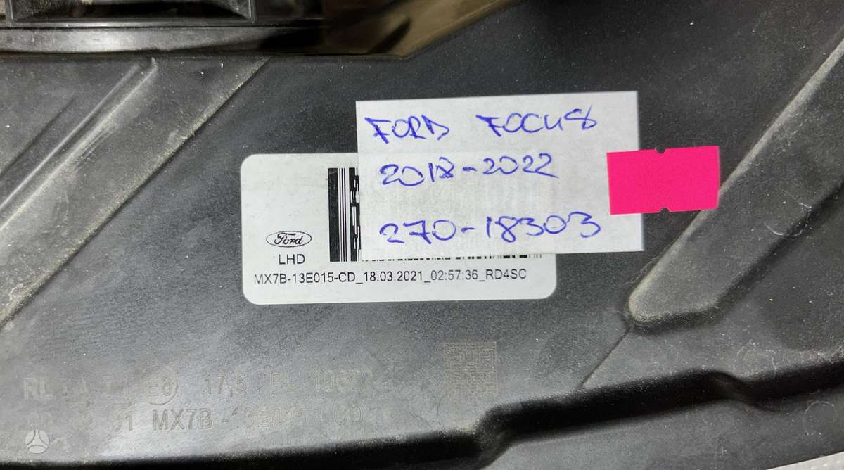 Ford Focus, MX7B13E015CD, Cen16866