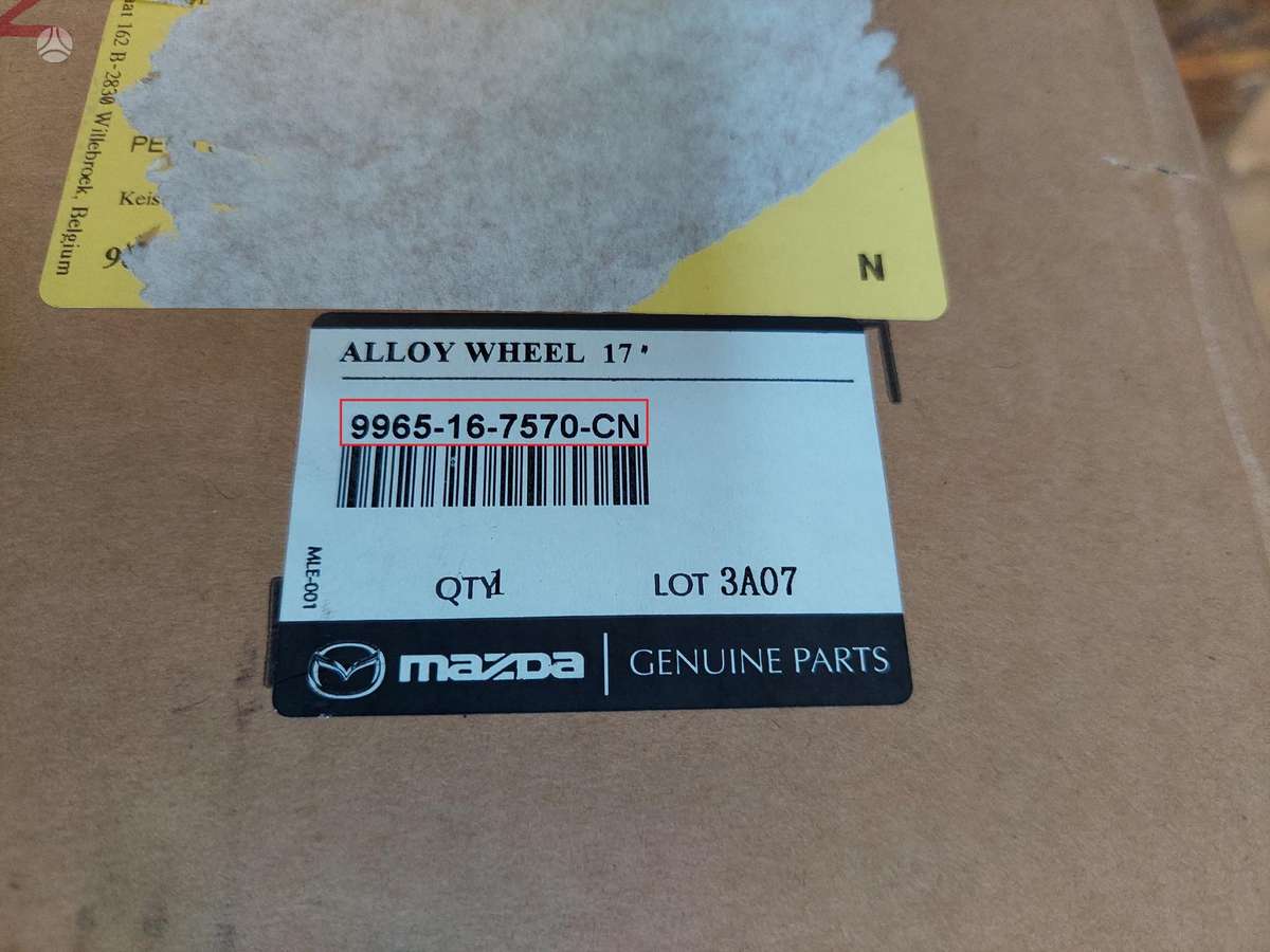 Mazda 6, 9965167570CN, Cen16765