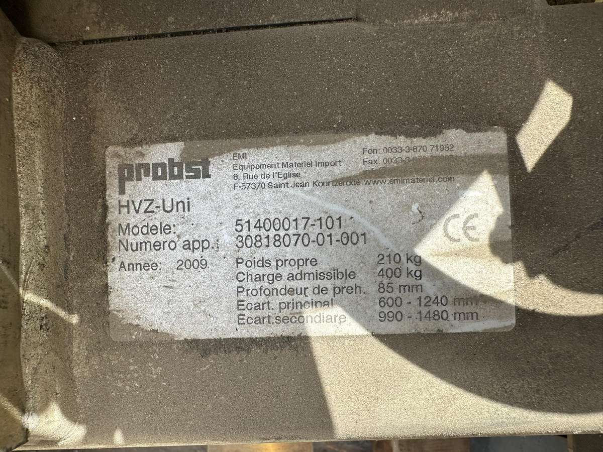 Probst HVZ-Uni, gerbūvio įranga