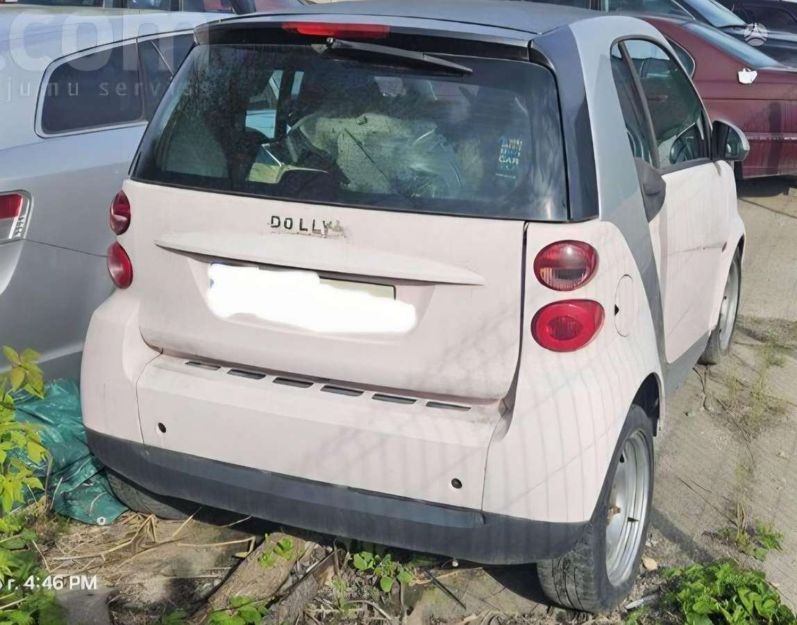 Smart Fortwo Dalių pristatymas į kitus miestus