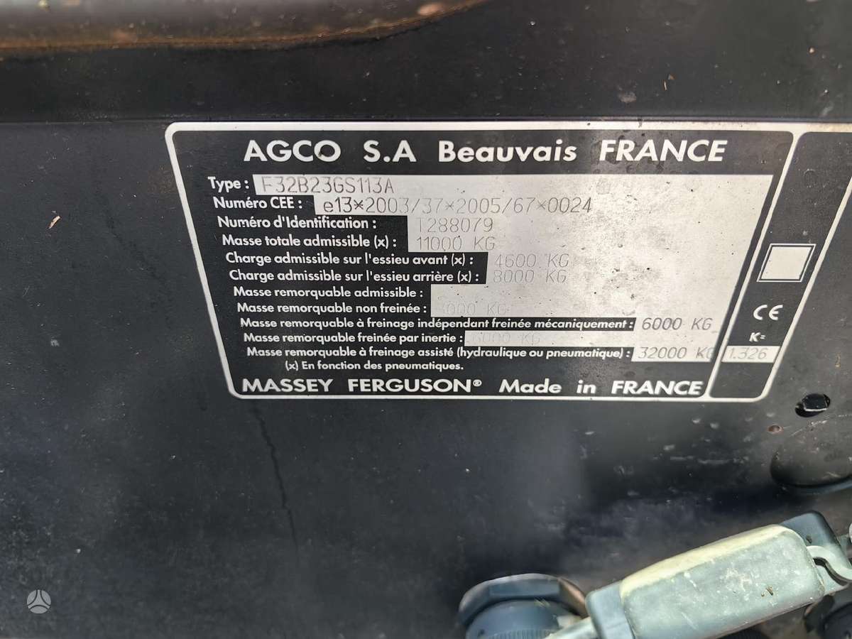 Massey Ferguson 6480 Dyna6, тракторы