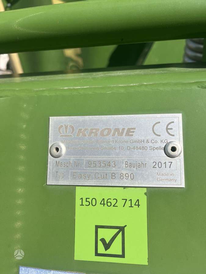 Krone Easy Cut, hay mowers / conditioners