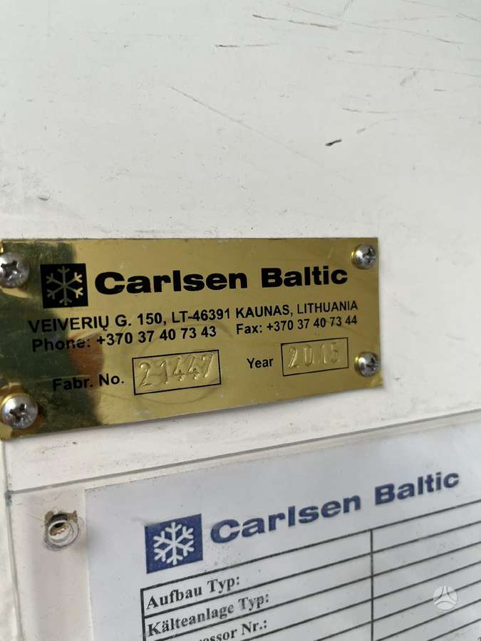 Mercedes-Benz Sprinter Carlsen Baltic, рефрижераторы