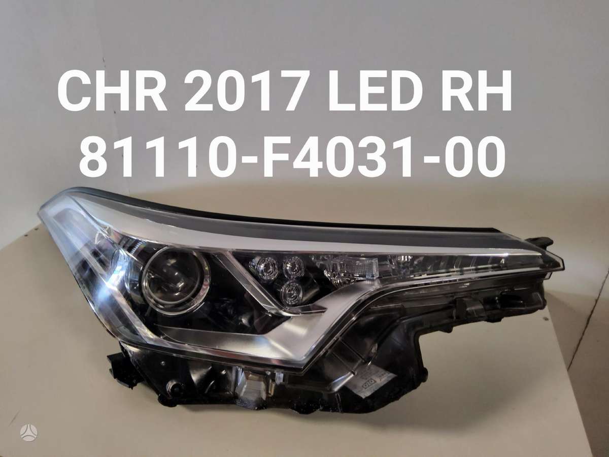 Toyota C-HR rezerves daļās