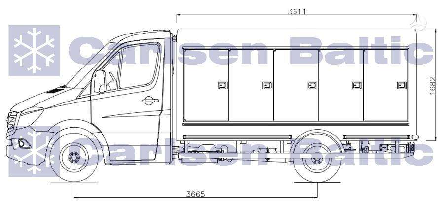 Mercedes-Benz Sprinter Carlsen Baltic, рефрижераторы