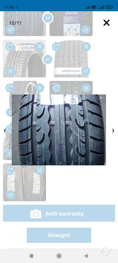 Continental, summer 225/45 R17