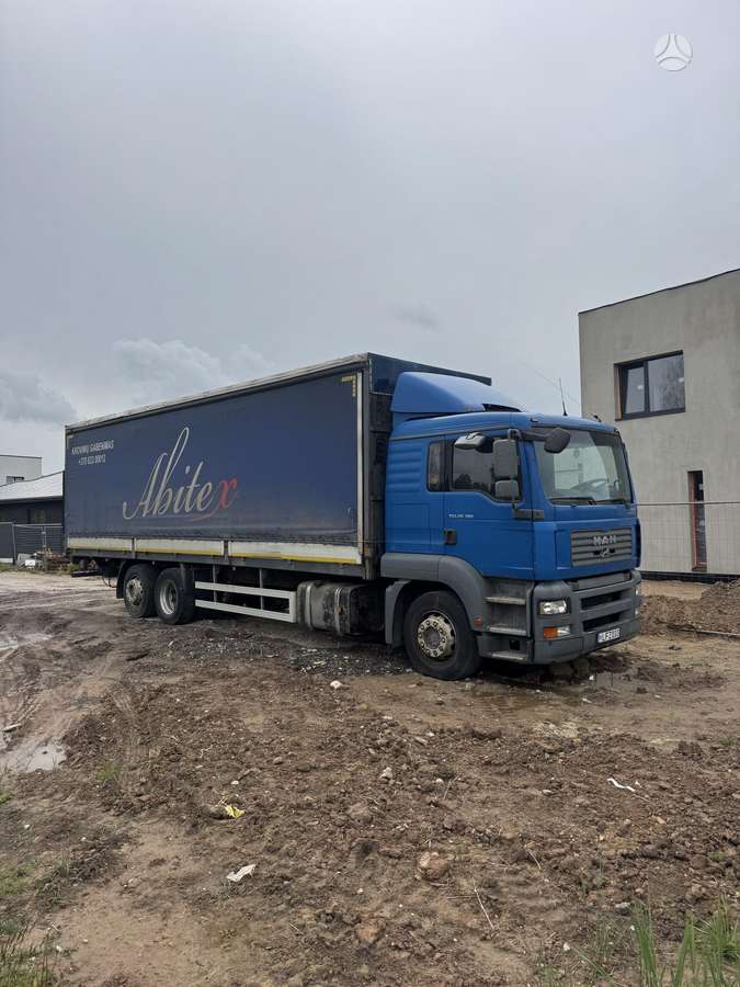 MAN Tga 26.390, бортовые с шторами