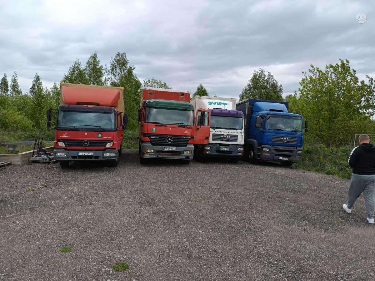 MAN Tga 26.390, бортовые с шторами