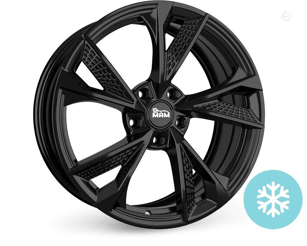 Kita- 871 BMW (Front+rear only) BLAC, lengvojo lydinio, R19