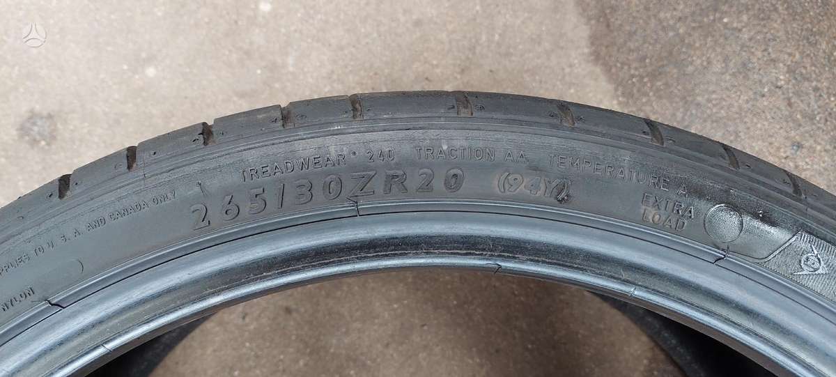 Dunlop, summer 265/30 R20