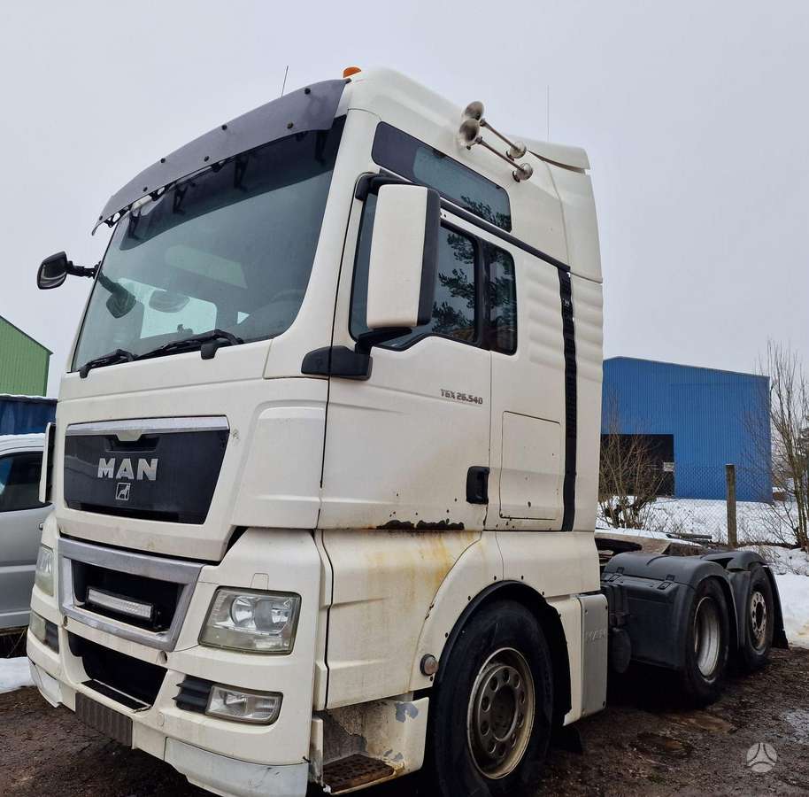 MAN TGX 26.540 6x2 retarder, manual, double sleeper