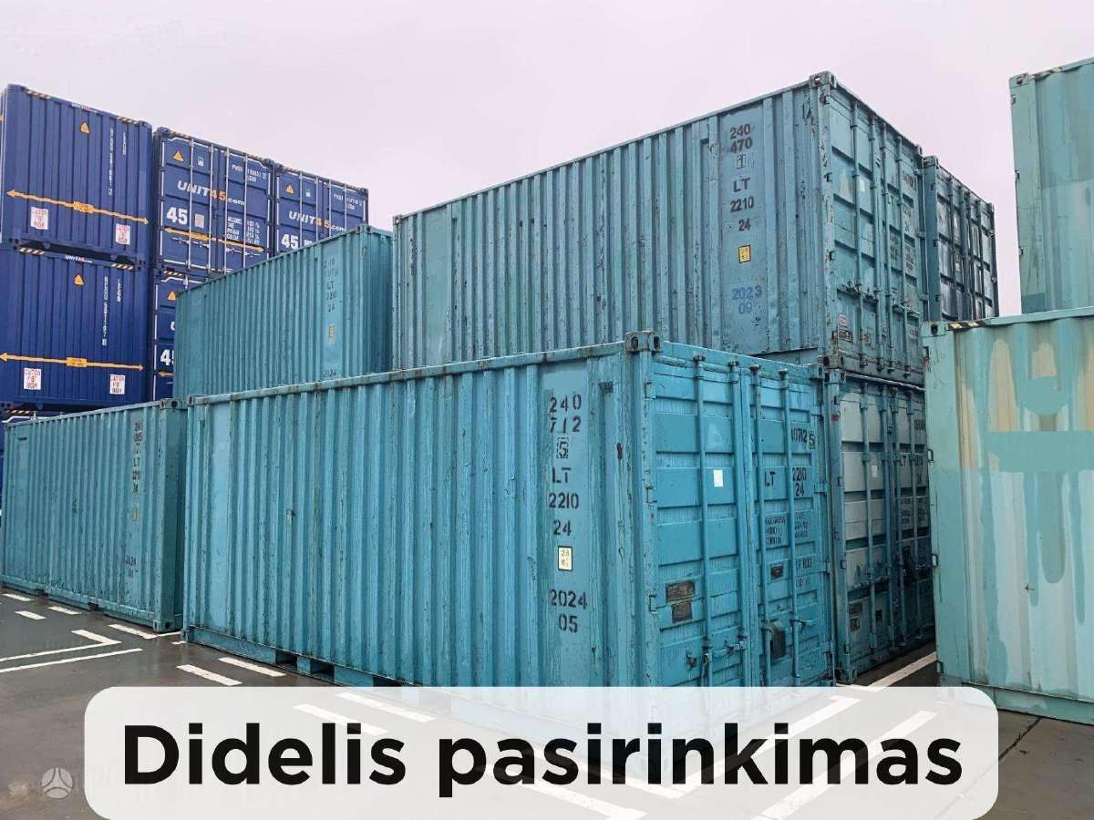 -Kita- Nuoma, pardavimas, shipping (storage) containers