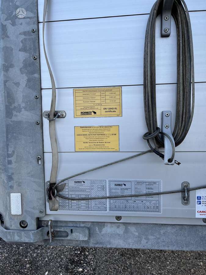 Schmitz Cargobull, užuolaidinės / tentinės