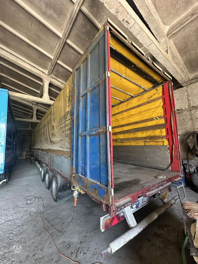 Krone SDP27, бортовые с тентом